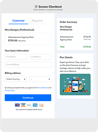 Multi-step Checkout Page