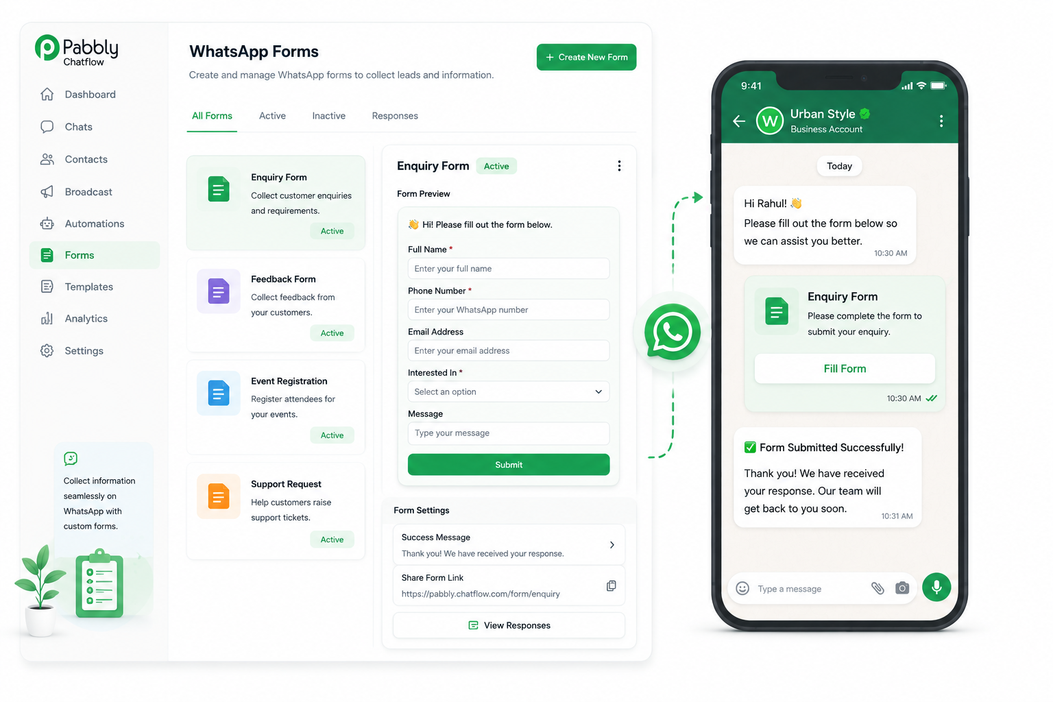 WhatsApp Forms