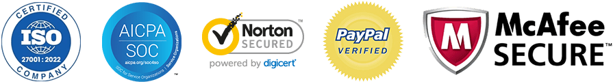 Security and compliance badges