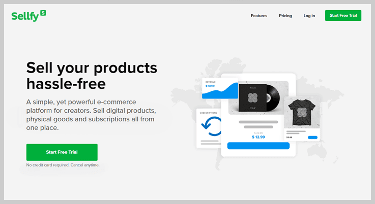 Sellfy - Subscription Management Software