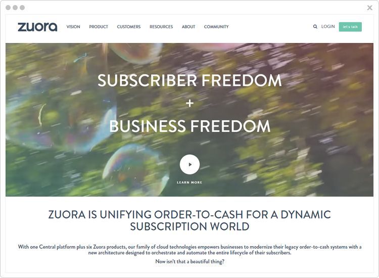 Zuora - Subscription Management Service