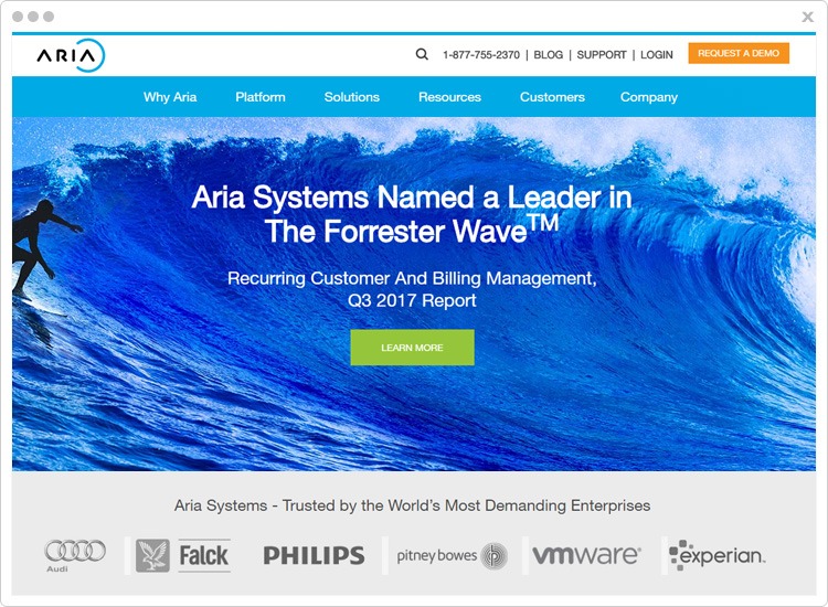 Aria Best SaaS Billing Software