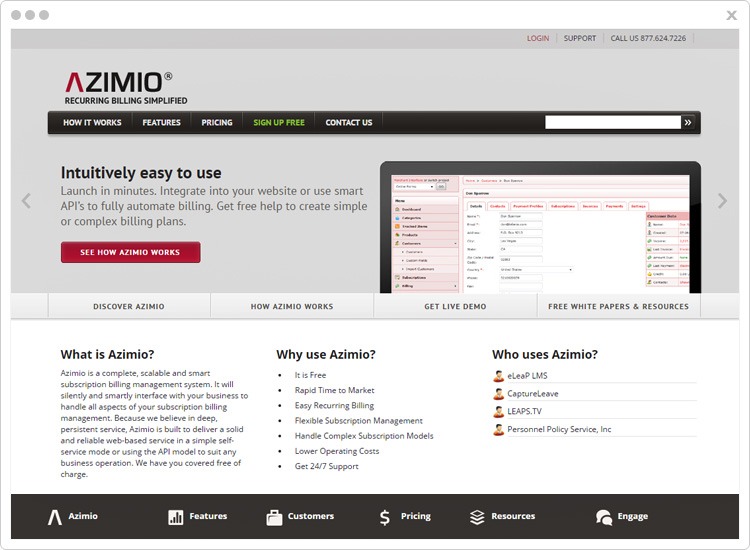 Azimio Top Recurring Billing API Software