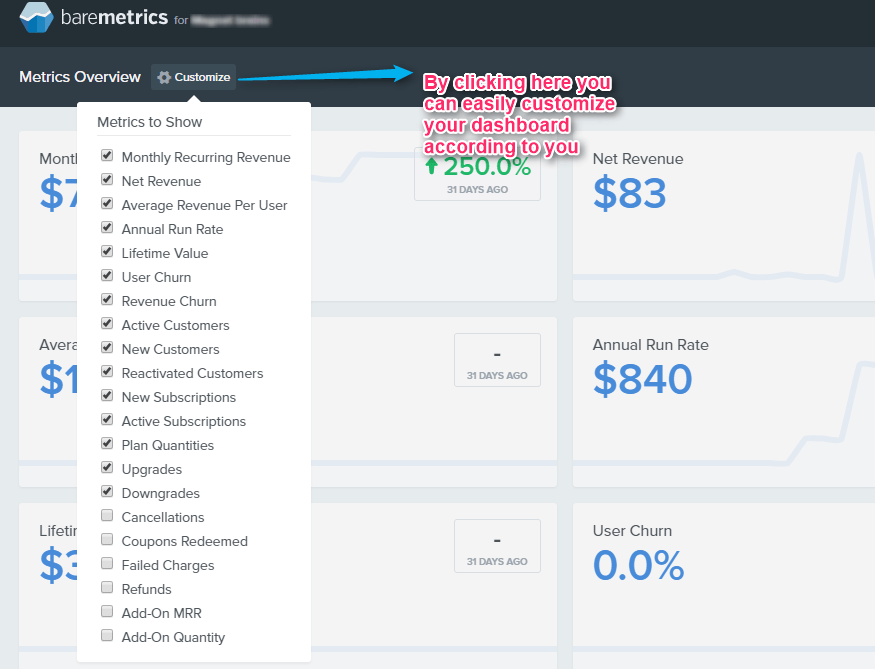 Customize dropdown