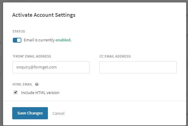 Email Templates-settings