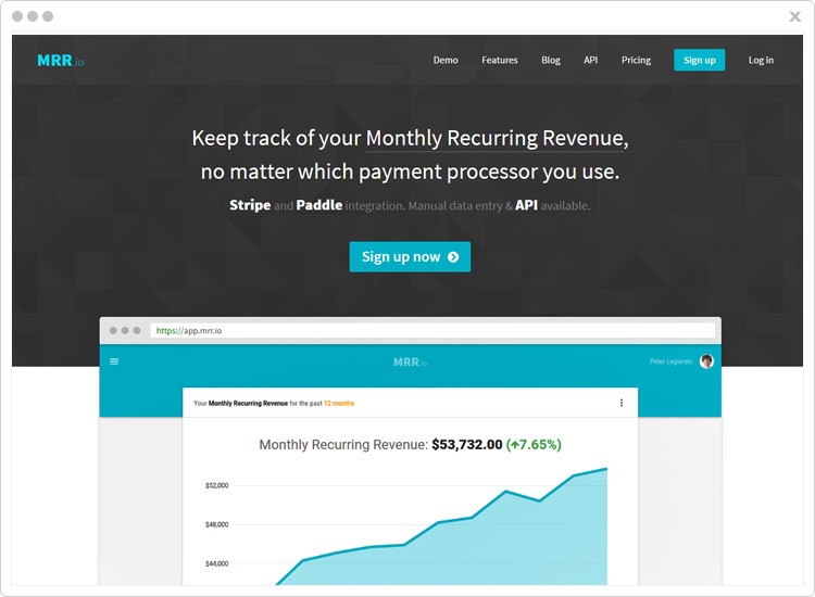 Payment Analytics Tool by MRR.io