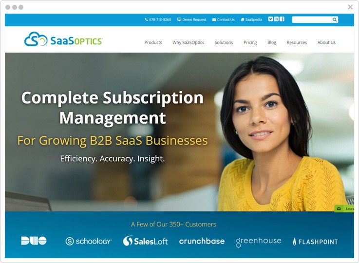 Cheap Subscription Billing Software by SaaSOptics