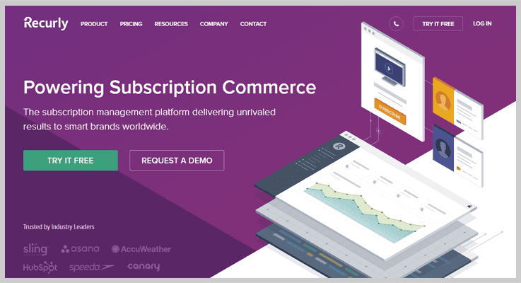 Recurly Top Recurring Billing API Software