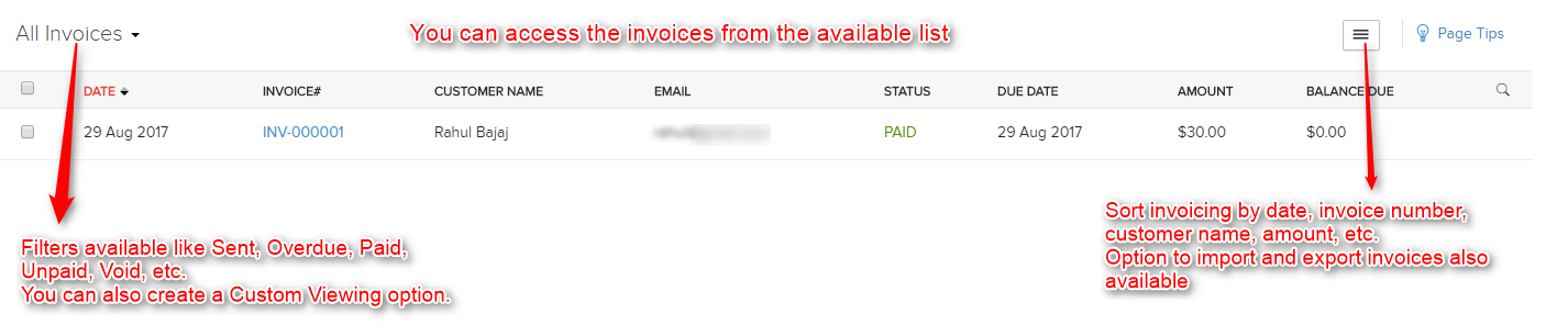 zoho-invoices-home