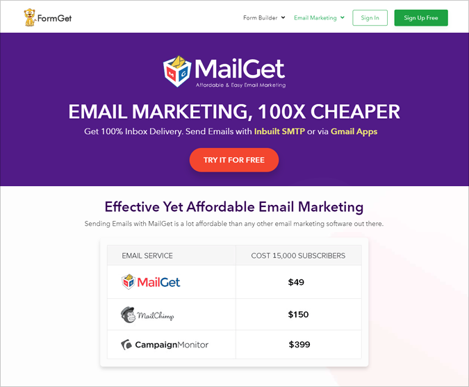 MailGet - Email Marketing Tools