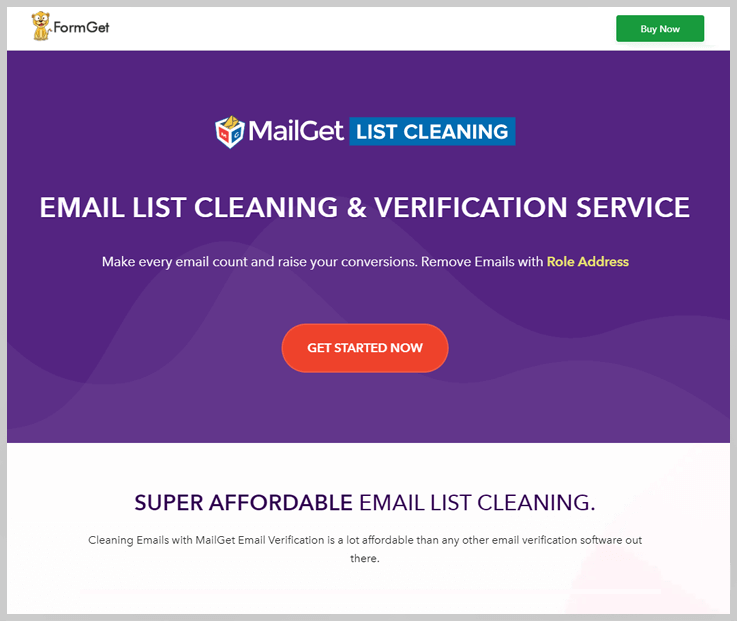 Mailget - List Cleaning Email Verification Services