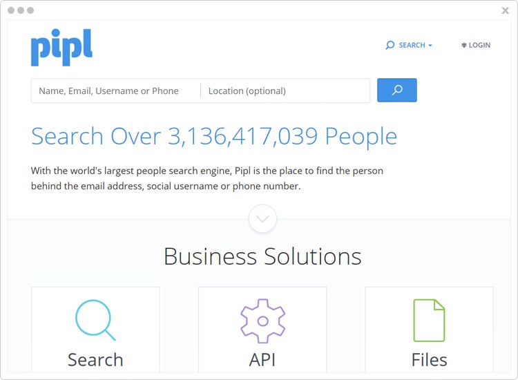 Pipl Profile Search Engine