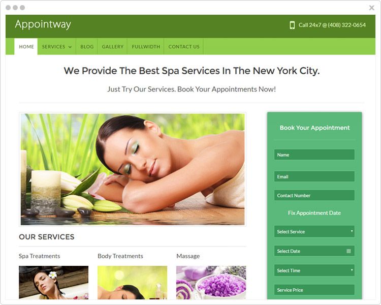 Appointment WordPress Theme