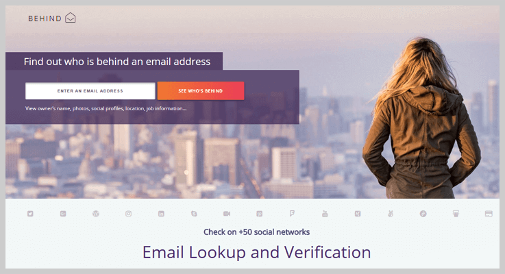 Behind Find Social Media Profiles By Email Address