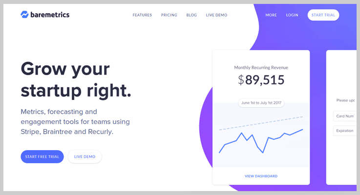 Baremetrics MRR & Churn Tracking Tool