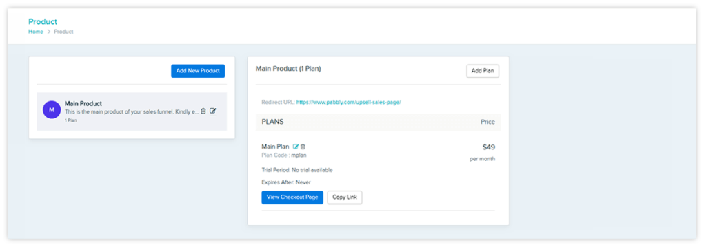 Create Product → Add New Product