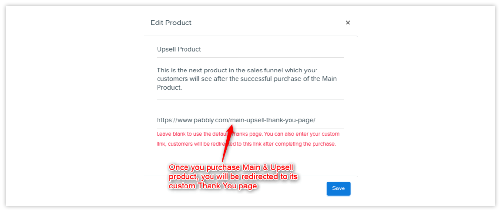 Create Upsell Product