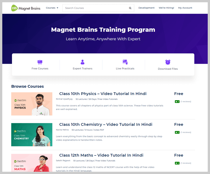 Magnet Brains - Free Online Learning Sites