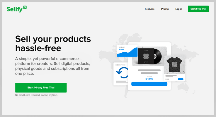 Sellfy - Subscription and Recurring Billing