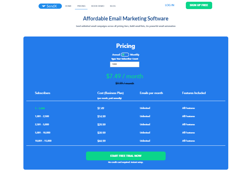 Sendx Email Marketing Tool