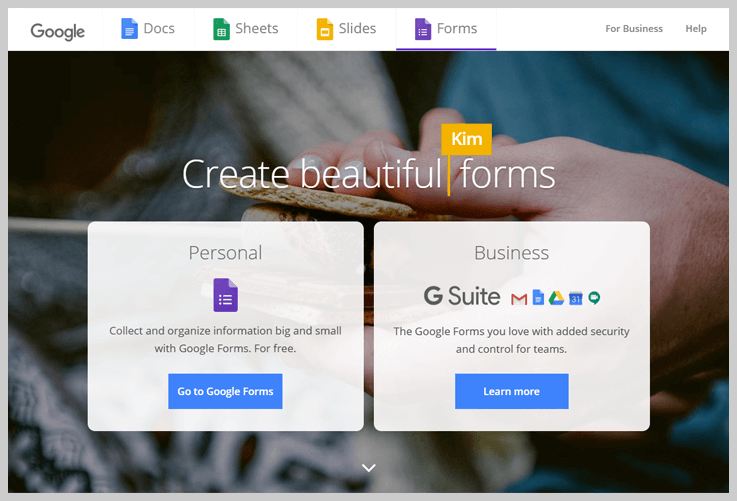 Google Forms - The Ubiquitous Form For Data Collection