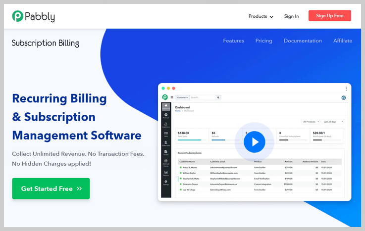 Pabbly Subscription Billing - Best Recurring Payment Software