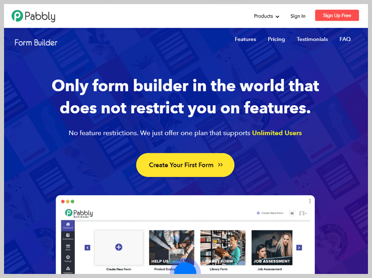 Pabbly Form Builder - Best Google Forms Alternative