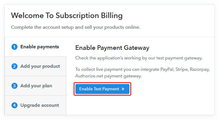 Connect Payment Gateway