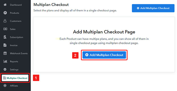 Multiplan Checkout