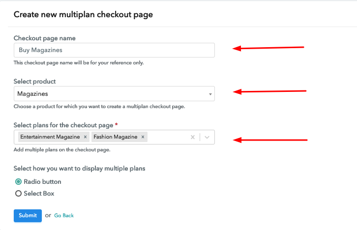 Multiplan Checkout Details to Sell Magazine Online