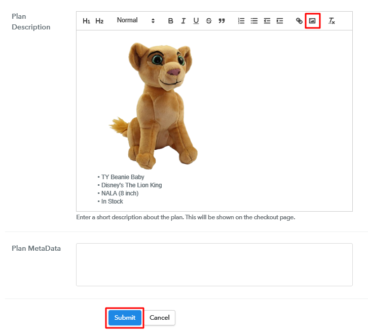 Add Image & Description to Sell Beanie Babies Online