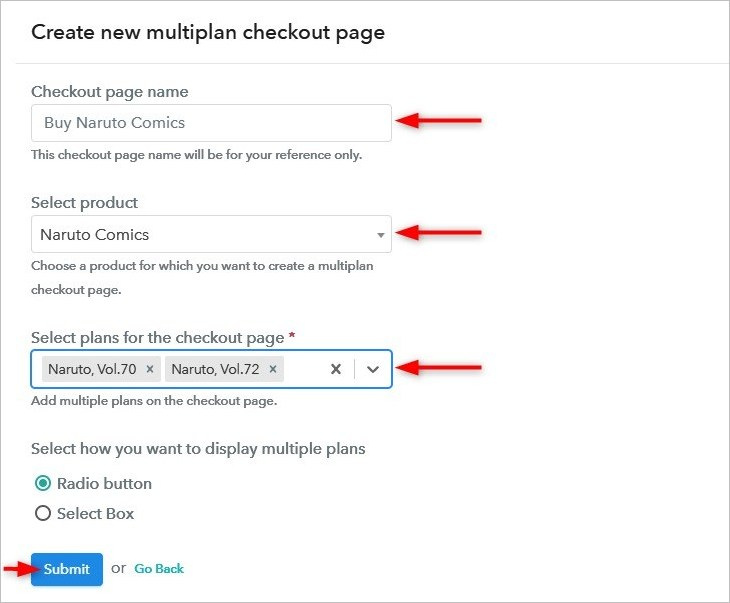 Create Multipage Checkout Sell Comics Online