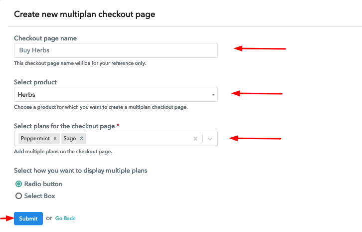 Add Multiplan Details to Sell Herbs Online