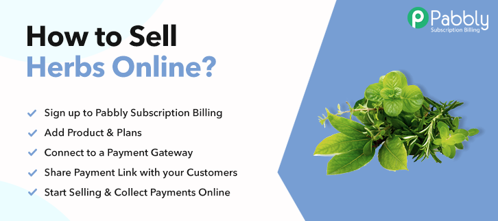 How to Sell Herbs Online