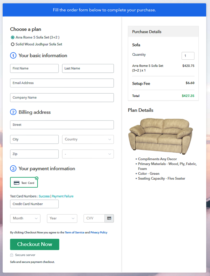 Multiplan Checkout Plan to Sell Sofa Online