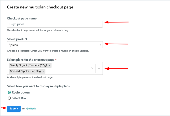 Multiplan Details to Sell Spices Online