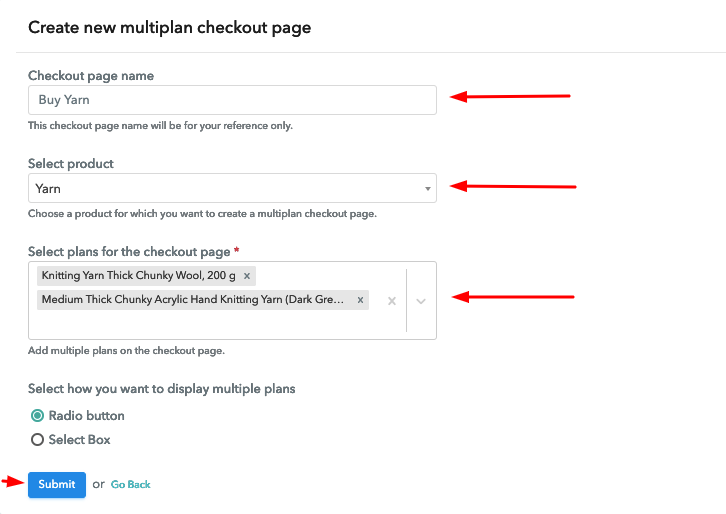 Multiplan Details to Sell Yarn Online