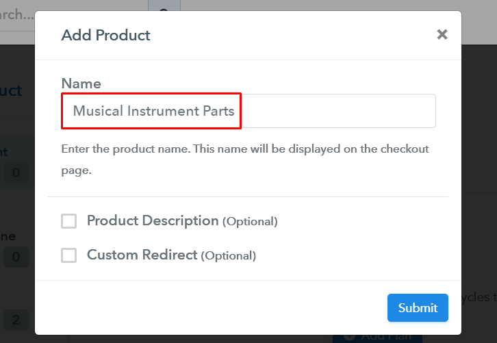 Add Product to Start Selling Musical Instrument Parts Online