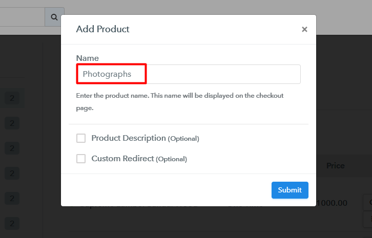 Add Products to Sell Photographs Online