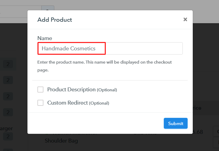Add Product To Sell Handmade Cosmetics Online