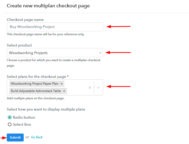 Multiplan Details to Sell Woodworking Projects Online