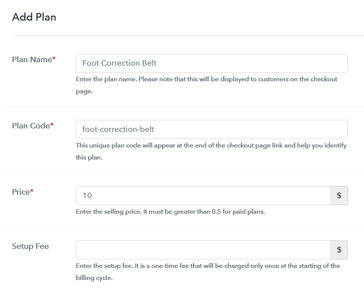 Add Plan to Sell Foot Correctors Online