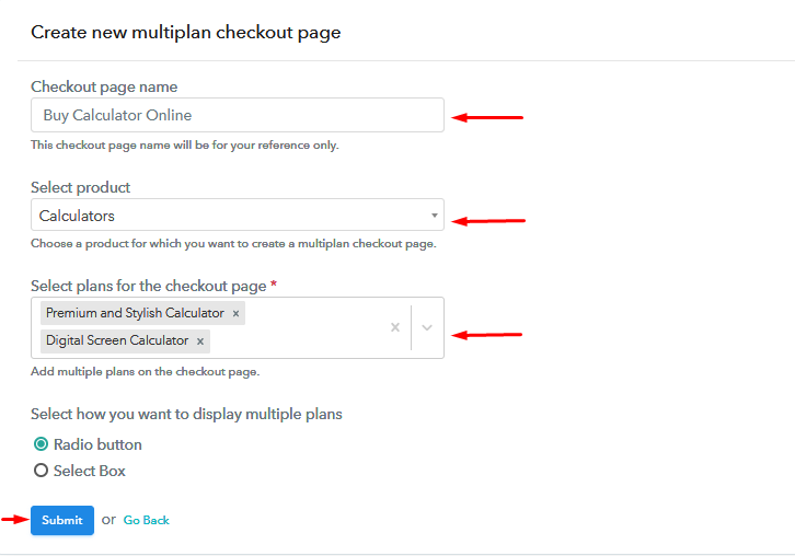 Add Multiple Products to Start Selling Calculators Online