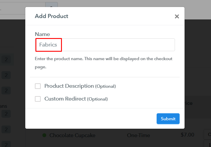 Add Product to Start Selling fabrics Online