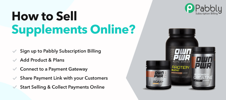 How to Sell Supplements Online