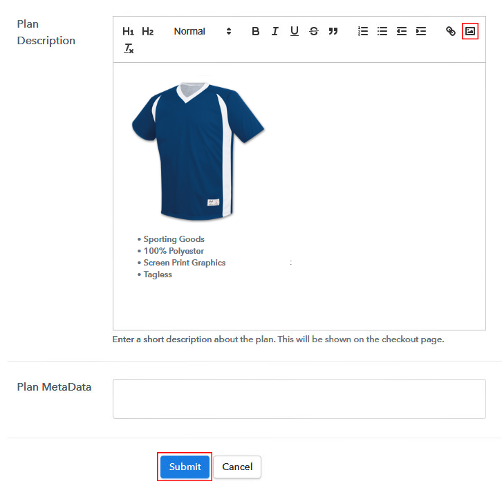 Add Image & Description to Sell Jerseys Online