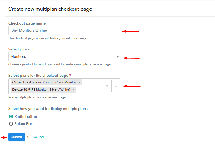 Add Multiple Products to Start Selling Monitors Online