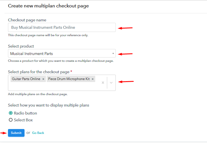 Add Multiple Products to Start Musical Instrumet Parts Online 