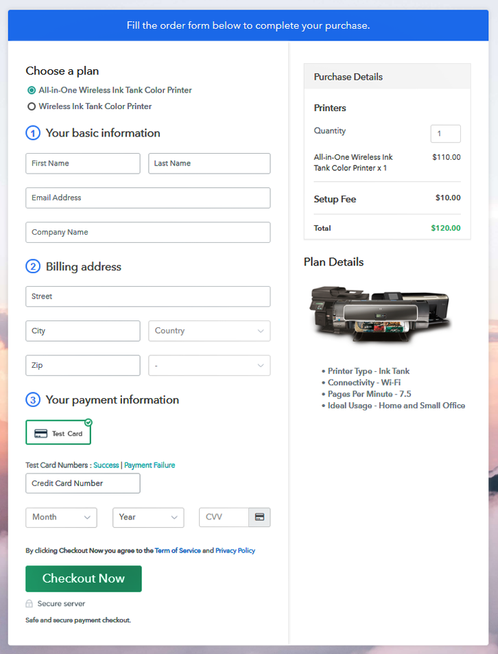 Add Multiple Products to Start Selling Printers Online