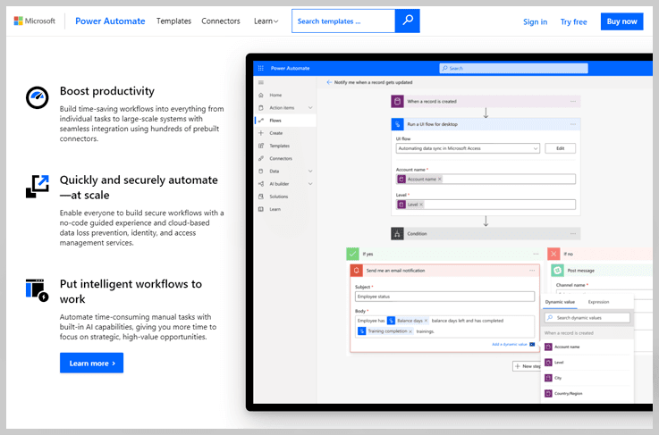 Mircosoft Flow